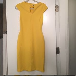 Zara yellow dress